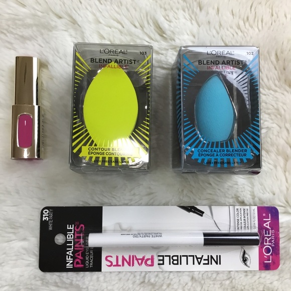 L'oreal 4 Piece Makeup Lot Eyeliner Blender B10
